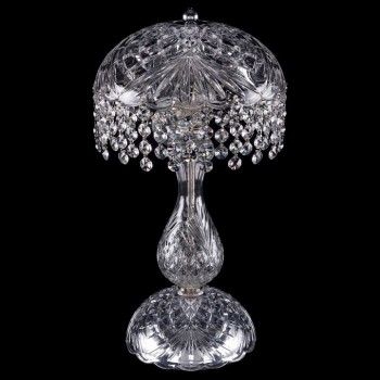 Настольная лампа декоративная Bohemia Ivele Crystal 5011 5011/22-42/Ni/R