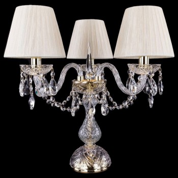 Настольная лампа декоративная Bohemia Ivele Crystal 5706 1406L/3/141-39/G/SH33-160